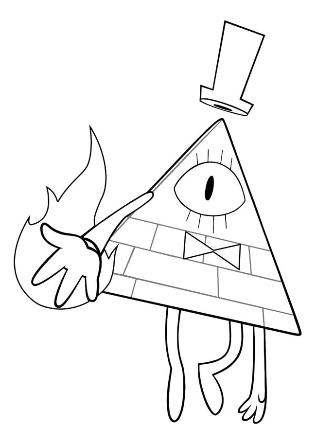 desenhos de Gravity Falls para colorir