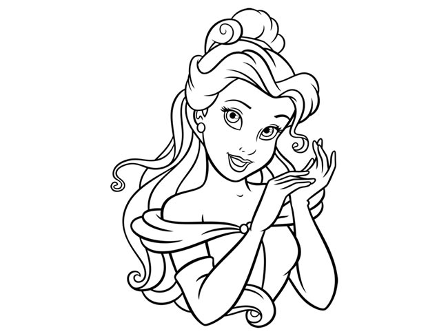 princesa para colorir passa tempo infantil grátis