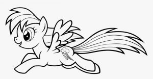 35+ Desenhos do Rainbow Dash para Imprimir e Colorir/Pintar