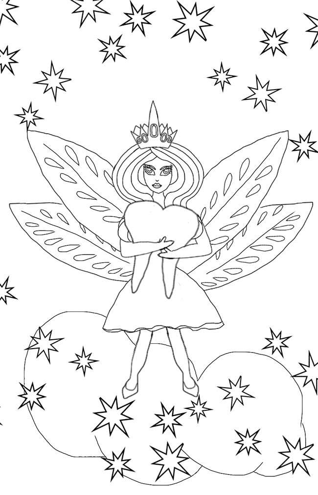 35+ Desenhos de Fada do Dente para Imprimir e Colorir/Pintar