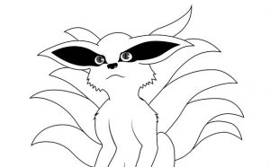 35+ Desenhos do Kurama para Imprimir e Colorir/Pintar