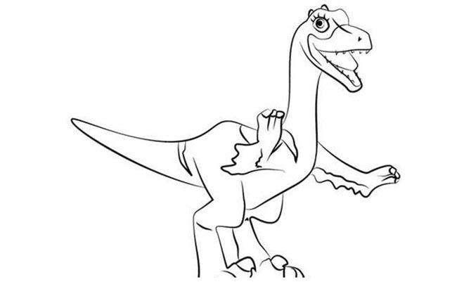 Velociraptor para pintar 1 2 desenhos de dinossauros para salvar