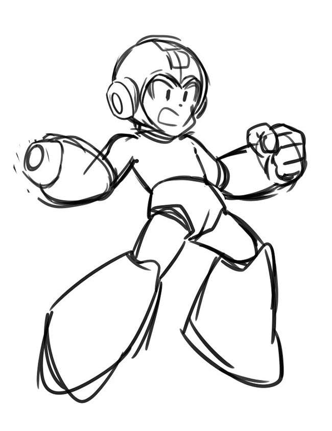 Desenhos do Mega Man