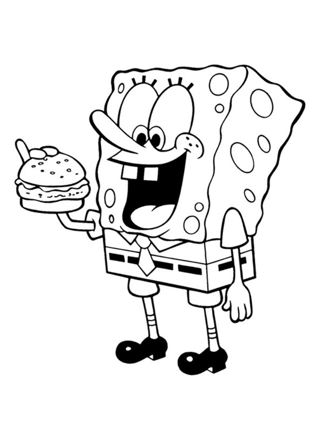 bob esponja com hamburger Atividades de Hambúrguer