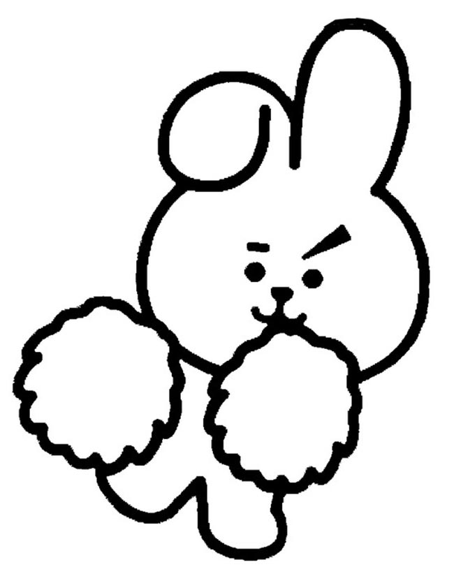 coelhinho para colorir