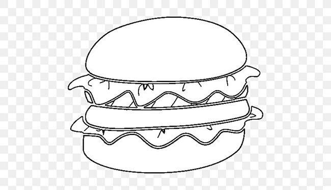 desenho de lanche 2 Desenhos de lanches