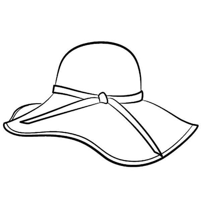 31+ Desenhos de Chapéu para Imprimir e Colorir/Pintar