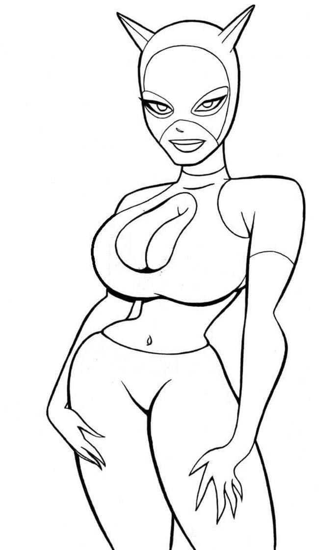 desenhos da Mulher Gato