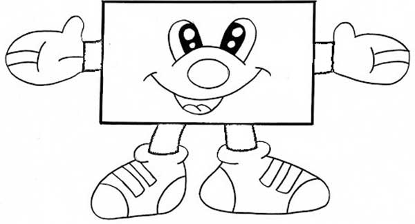 37+ Desenhos de Retângulo para Imprimir e Colorir/Pintar