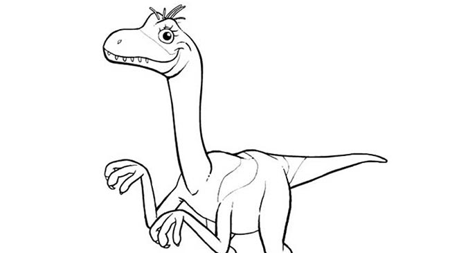 desenhos de dinossauros para pintar 2 simpático