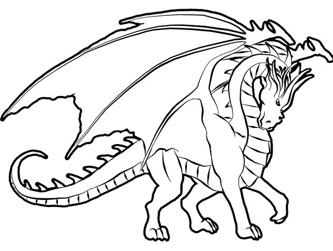 dragao para imprimir 4