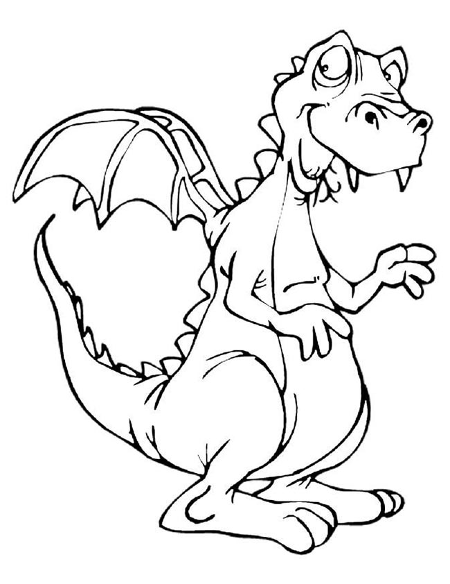 dragao para pintar 4