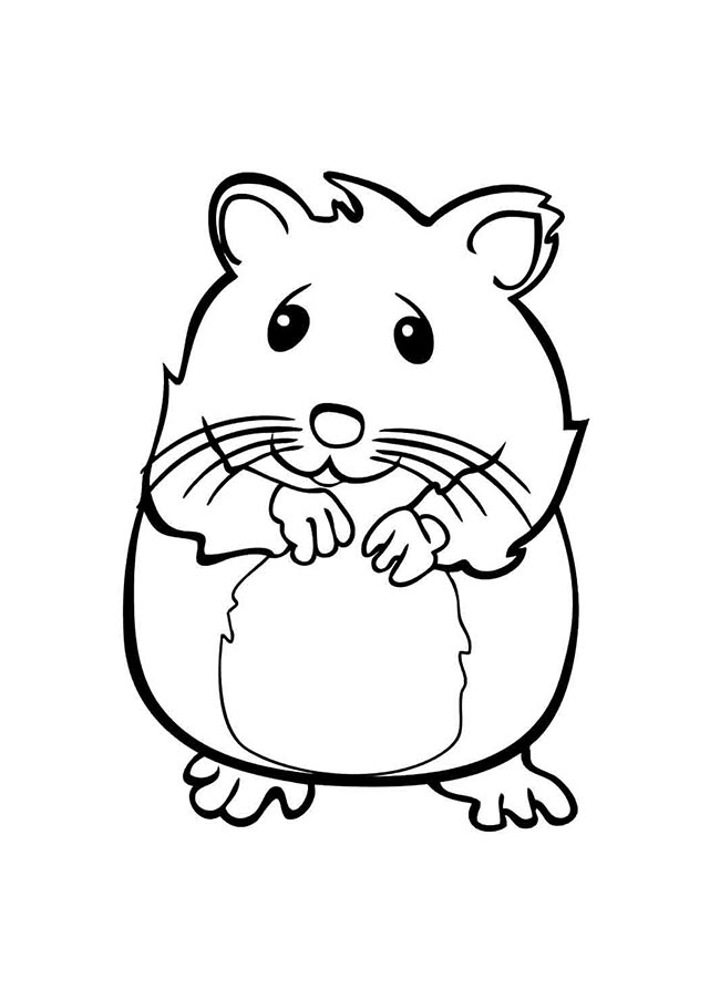 hamster para colorir 1 hamster para colorir 1