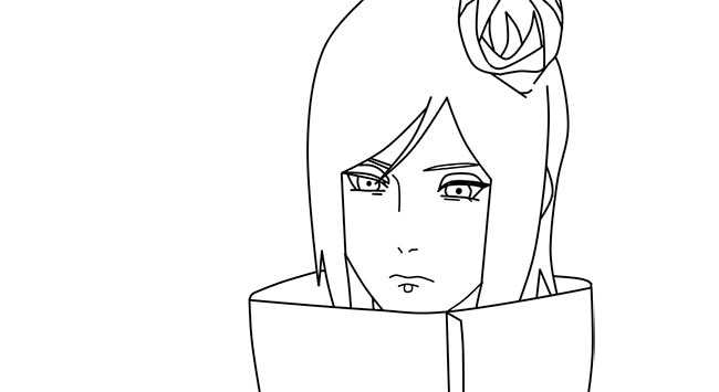 konan para pintar akatsuki
