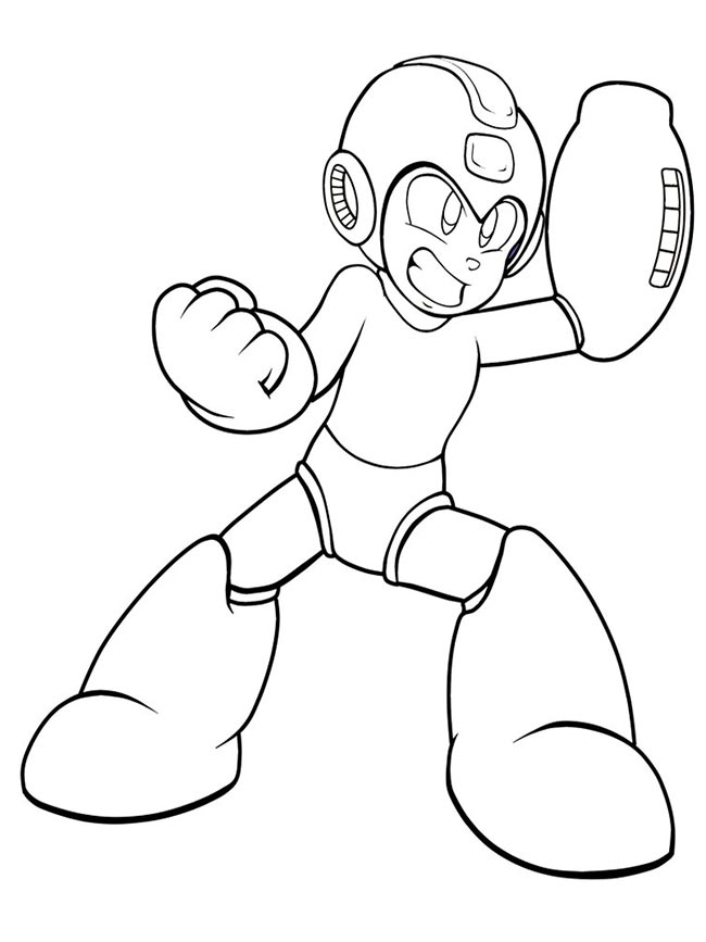 Desenhos do Mega Man para imprimir