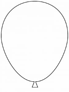 31+ Desenhos Bexigas para Imprimir e Colorir/Pintar