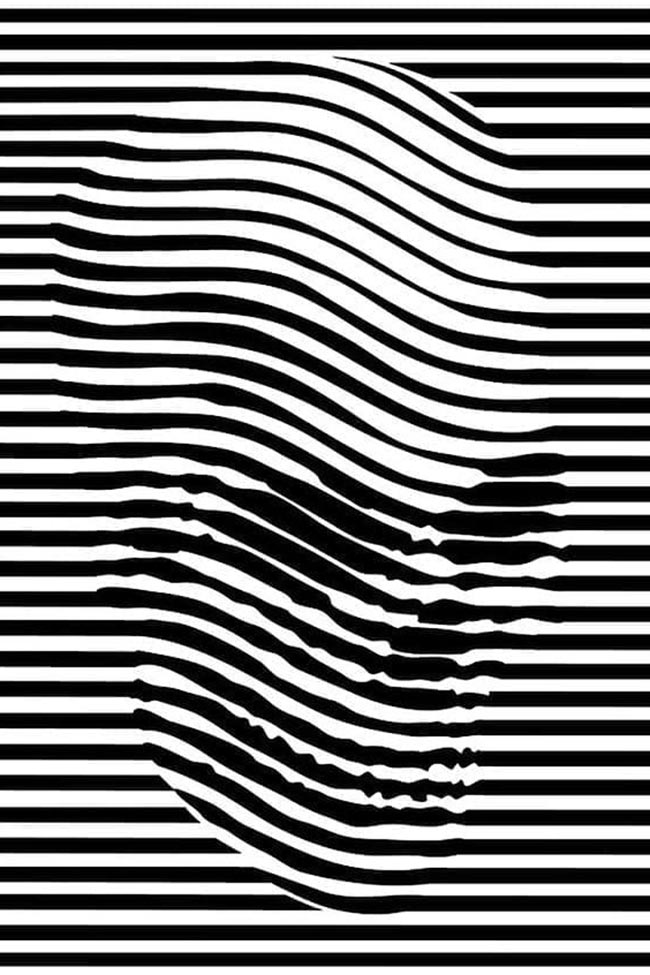 op art para colorir Desenhos de Op Art grátis