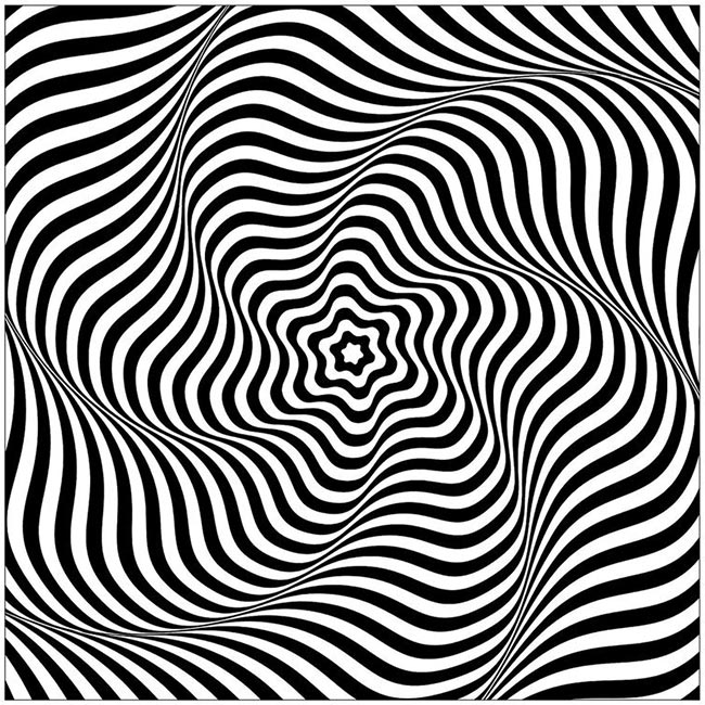 op art Desenhos de Op Art para imprimir