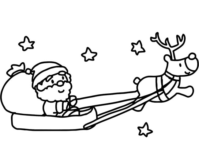 Desenhos de Rena de Natal