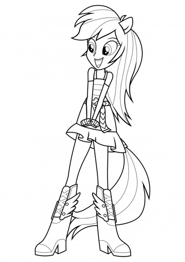 Desenhos de Rainbow Dash