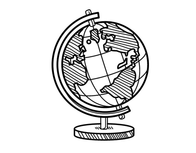 planeta terra para imprimir 1