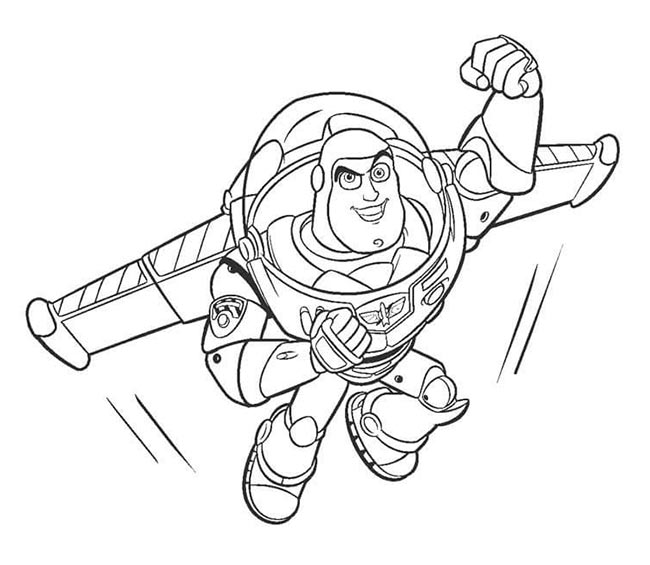 35+ Desenhos do Buzz Lightyear para Imprimir e Colorir/Pintar
