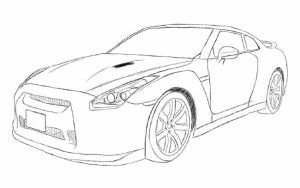 25+ Desenhos de GTR para Imprimir e Colorir/Pintar
