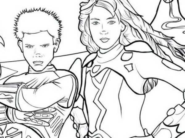 Sharkboy para colorir