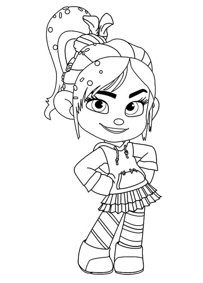 Dibujos De Vanellope Para Colorear Para Colorear Pintar E Imprimir | My