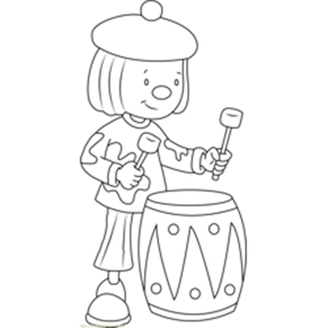 bateria pintar e colorir