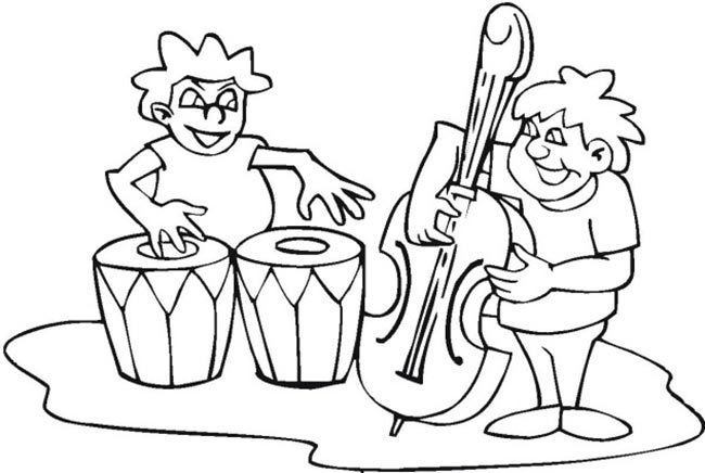 desenho de bateria para colorir