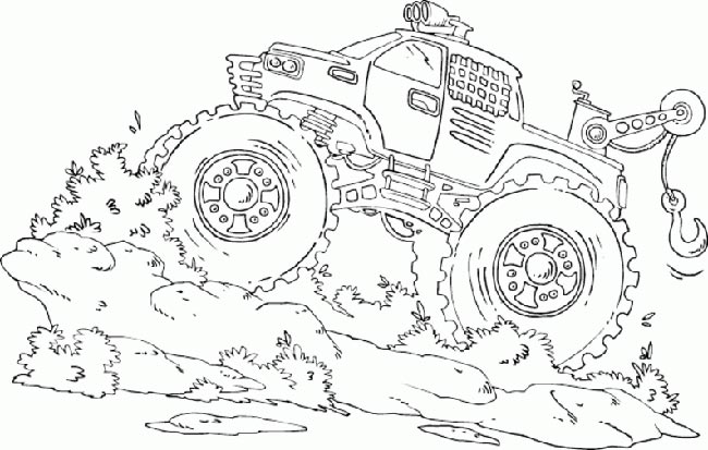 23+ Desenhos de Caminhonete para Imprimir e Colorir/Pintar