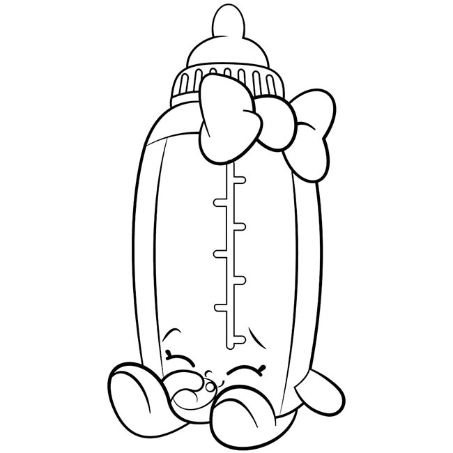 desenho de mamadeira para colorir