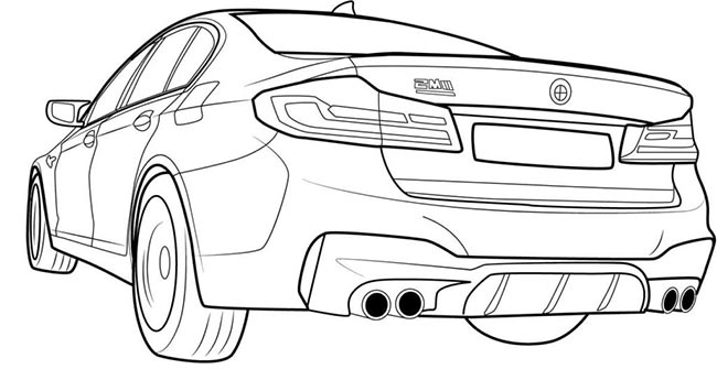 desenhos de BMW para pintar
