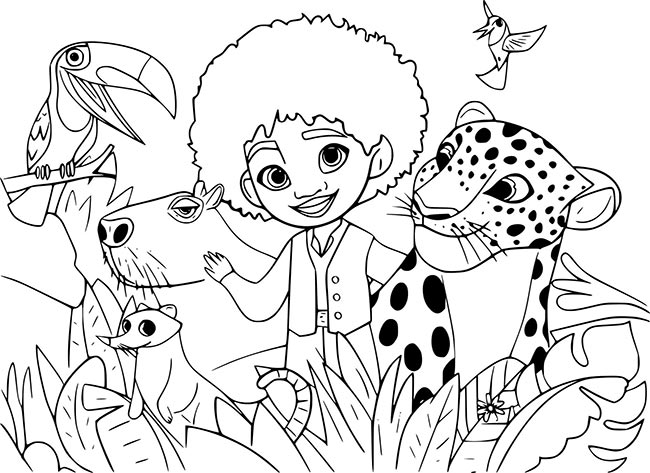 desenhos de Quatis para colorir desenhos de Quatis para colorir