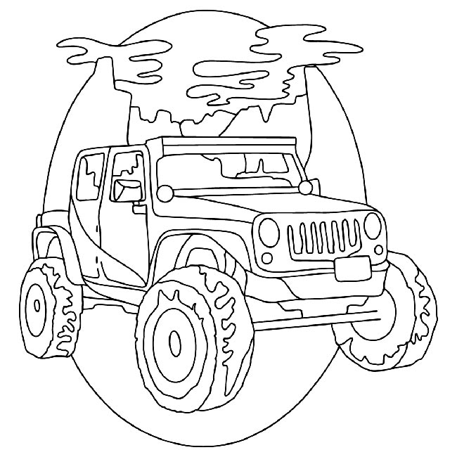 desenhos de jipe 1 2 1