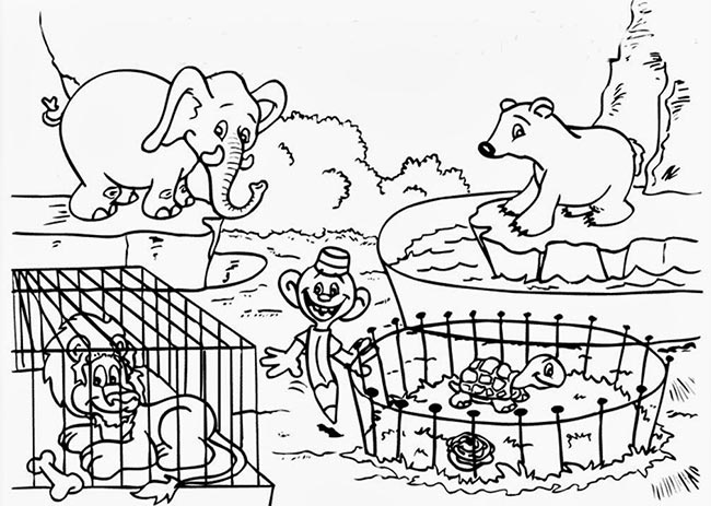 desenhos de zoologico desenhos de zoologico