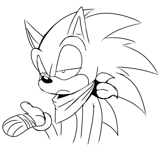 Dark Sonic para imprimir 1 1 Dark Sonic para imprimir 1 1