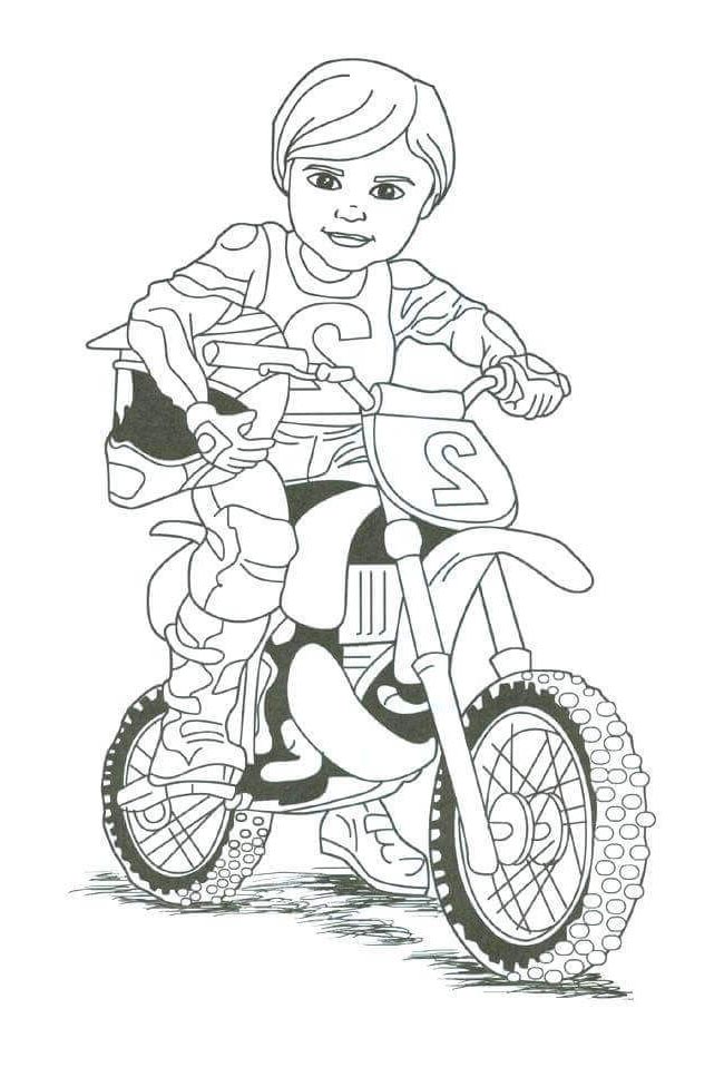 Moto de Trilha para imprimir 1 1