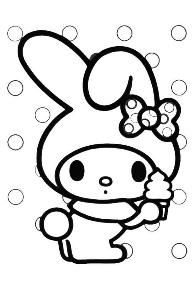 My Melody para colorir 2