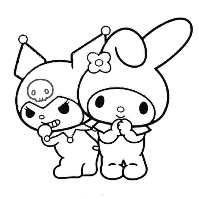 My Melody para pintar 2