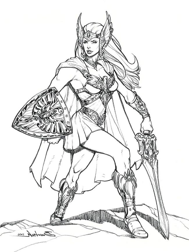 She Ra para colorir 1 She Ra para colorir 1