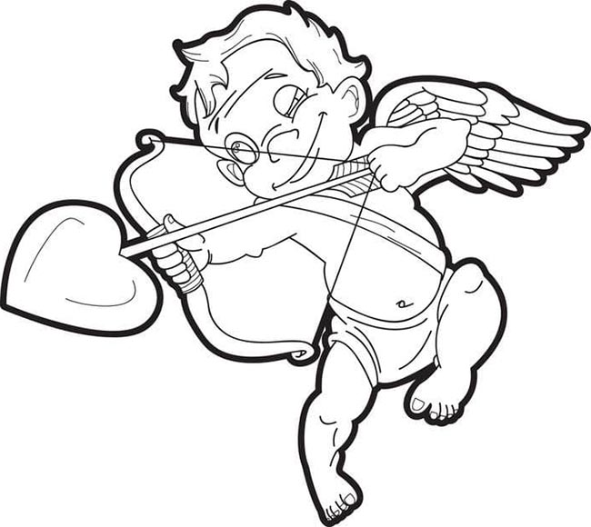 anjo para colorir 2