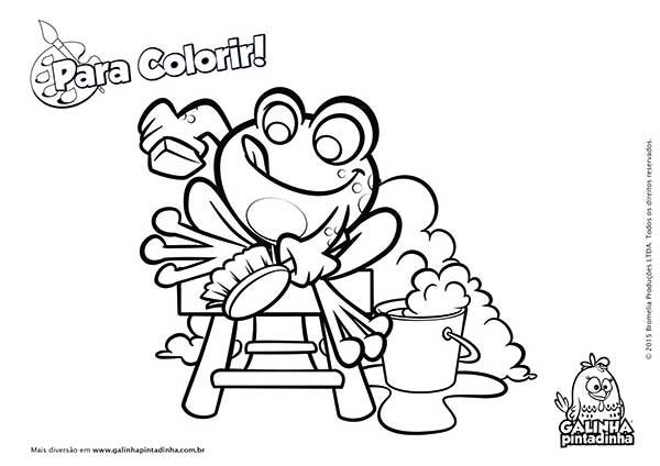 15+ Desenhos de As Naftalinas (Galinha Pintadinha) para Colorir