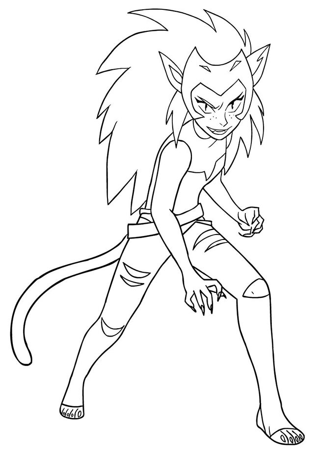 25+ Desenhos da She Ra: A Princesa do Poder para Imprimir e Colorir
