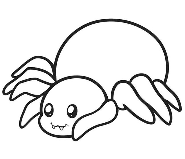 55+ Desenhos de Aranha para Imprimir e Colorir/Pintar