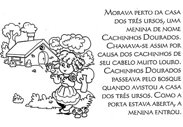 desenhos de Cachinhos Dourados 2