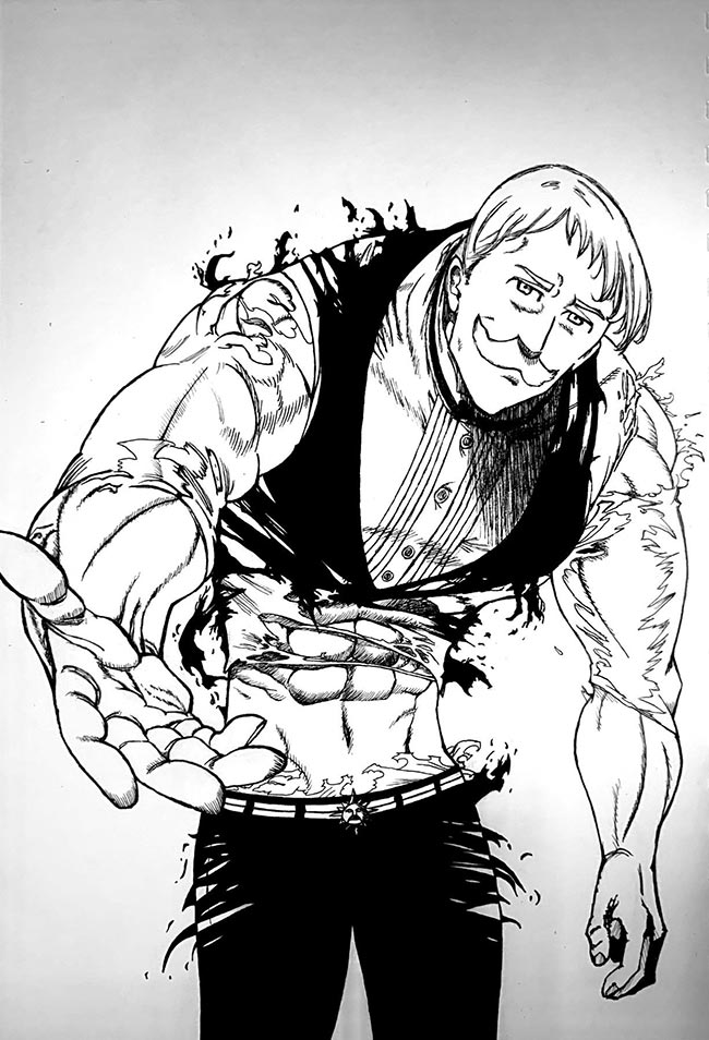 desenhos de Escanor para impressao 2