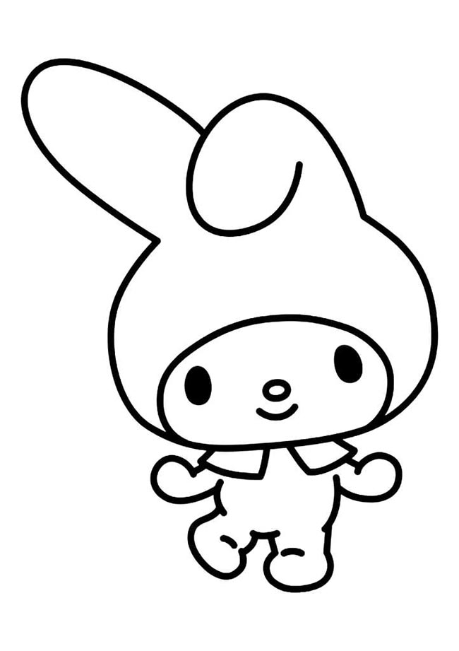 35+ Desenhos Fofos da My Melody para Imprimir e Colorir/Pintar