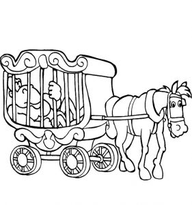 25+ Desenhos de Carroça para Imprimir e Colorir/Pintar